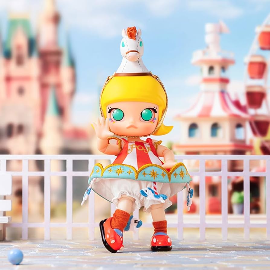 Amazon.co.jp: POPMART MOLLY Carousel アクション フィギュア